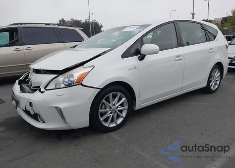2012 Toyota Prius V Five z USA, uszkodzony, nr VIN JTDZN3EU6C3144936